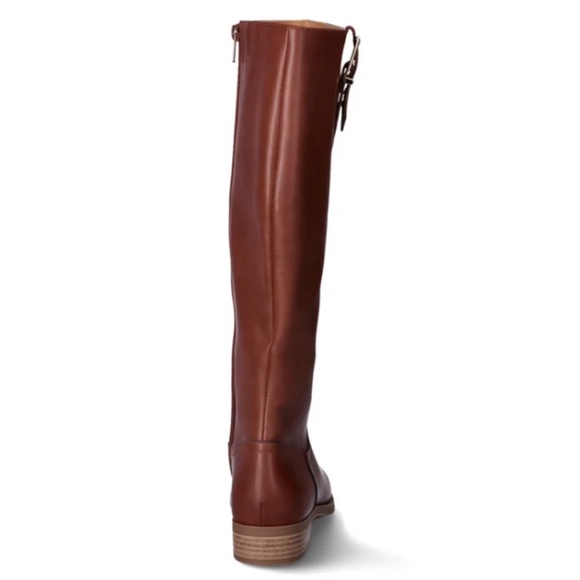 Time and Tru Women's Riding Boots, Cognac Wide Width Available - Picture 3 of 5